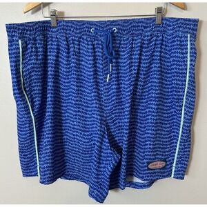 Vineyard Vines Swim Trunks Mens 2XB Blue Board Shorts Lined Performance Beach